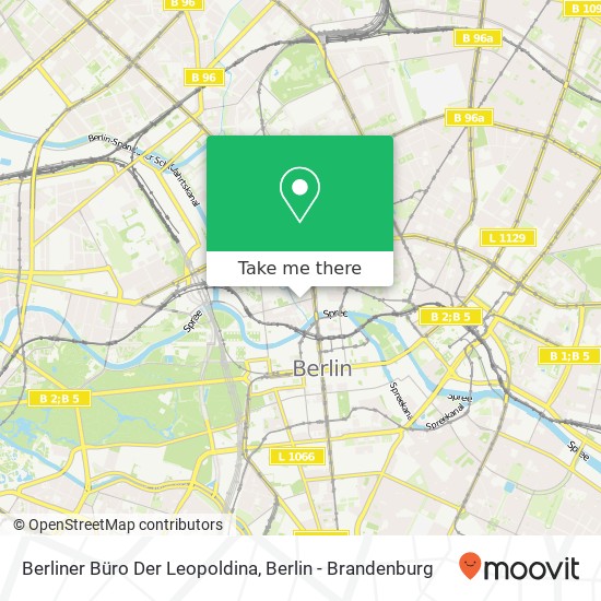 Berliner Büro Der Leopoldina map