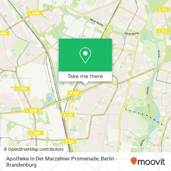 Apotheke In Der Marzahner Promenade map