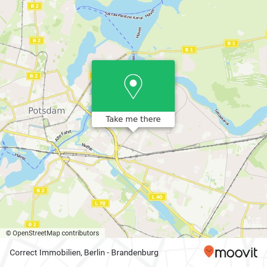 Correct Immobilien map