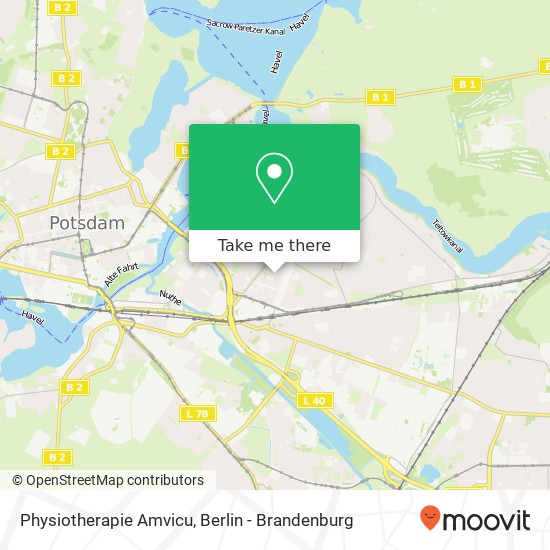 Physiotherapie Amvicu map