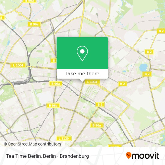Карта Tea Time Berlin