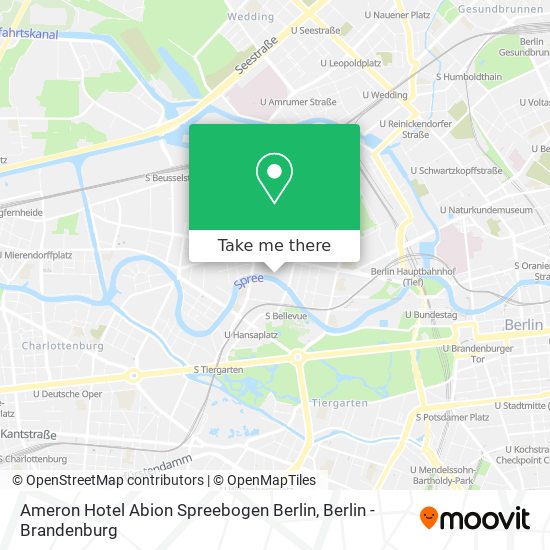 Ameron Hotel Abion Spreebogen Berlin map