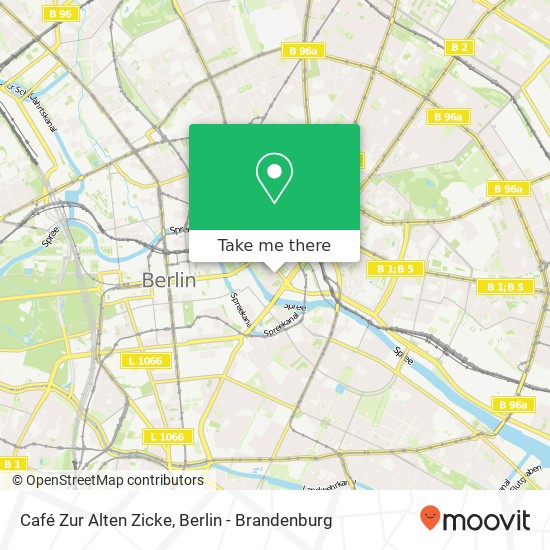 Café Zur Alten Zicke map