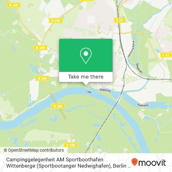 Campinggelegenheit AM Sportboothafen Wittenberge (Sportbootanger Nedwighafen) map