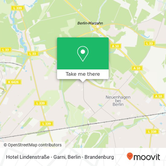 Hotel Lindenstraße - Garni map