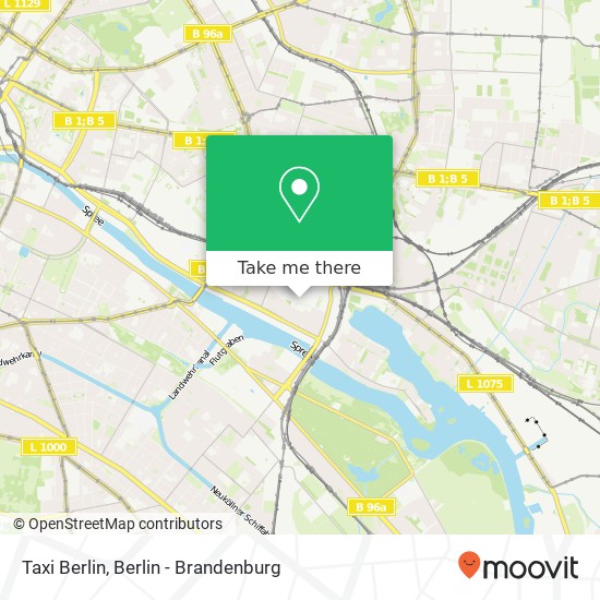 Taxi Berlin map