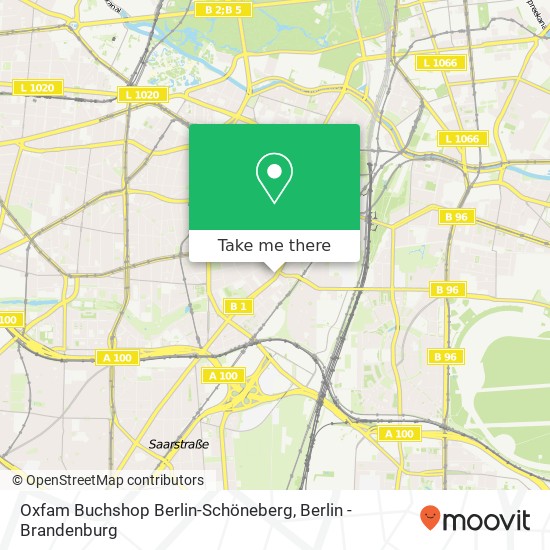 Oxfam Buchshop Berlin-Schöneberg map