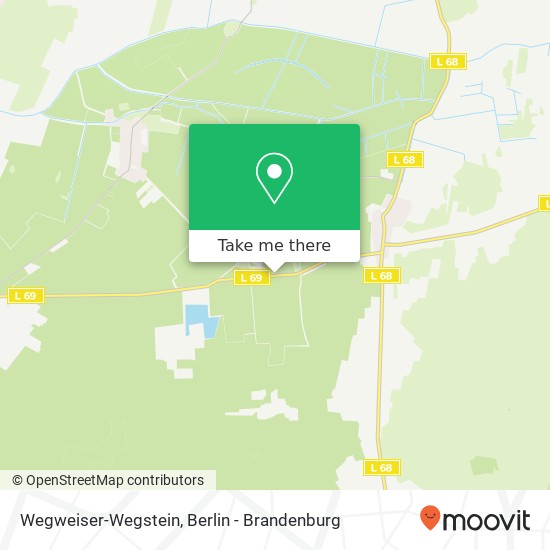 Карта Wegweiser-Wegstein