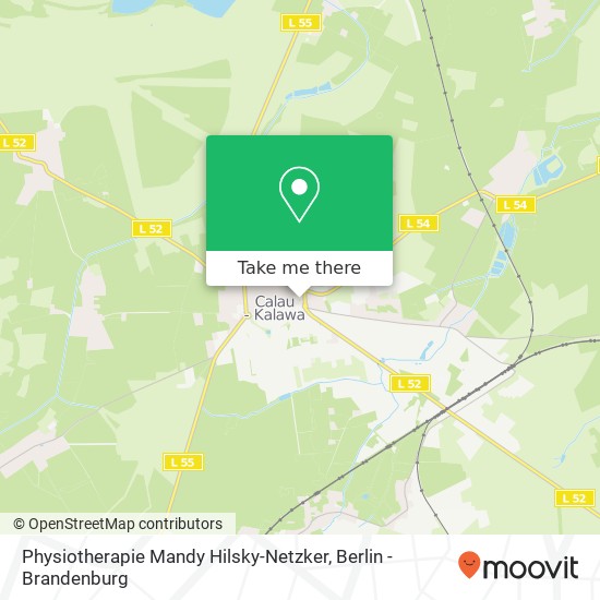 Physiotherapie Mandy Hilsky-Netzker map