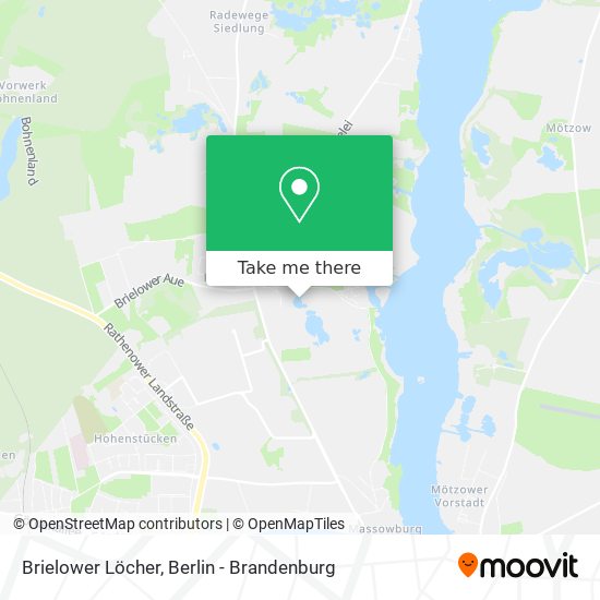 Brielower Löcher map