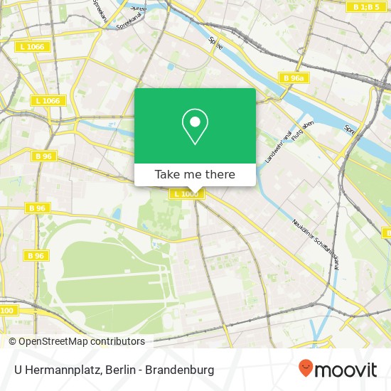 U Hermannplatz map