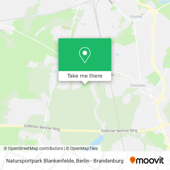 Natursportpark Blankenfelde map