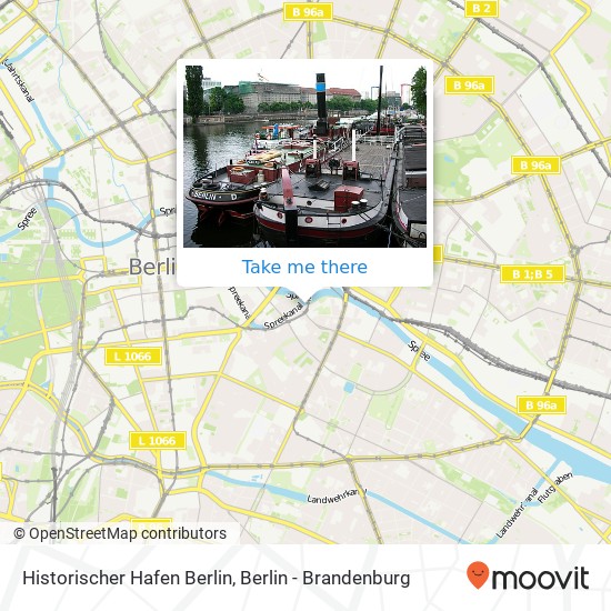 Historischer Hafen Berlin map