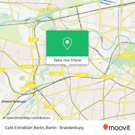 Café Extrablatt Berlin map