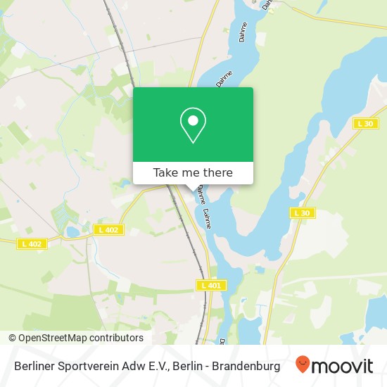 Berliner Sportverein Adw E.V. map