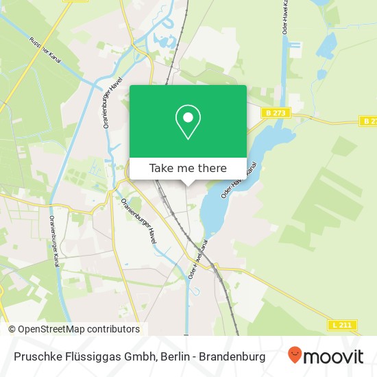 Карта Pruschke Flüssiggas Gmbh