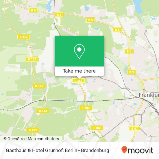 Карта Gasthaus & Hotel Grünhof