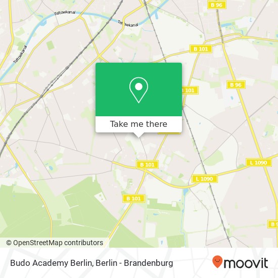 Budo Academy Berlin map