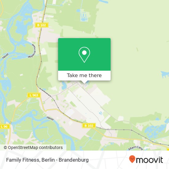 Family Fitness map