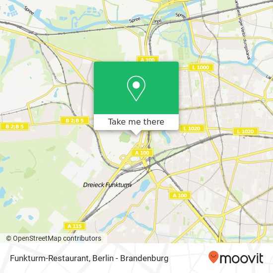 Funkturm-Restaurant map