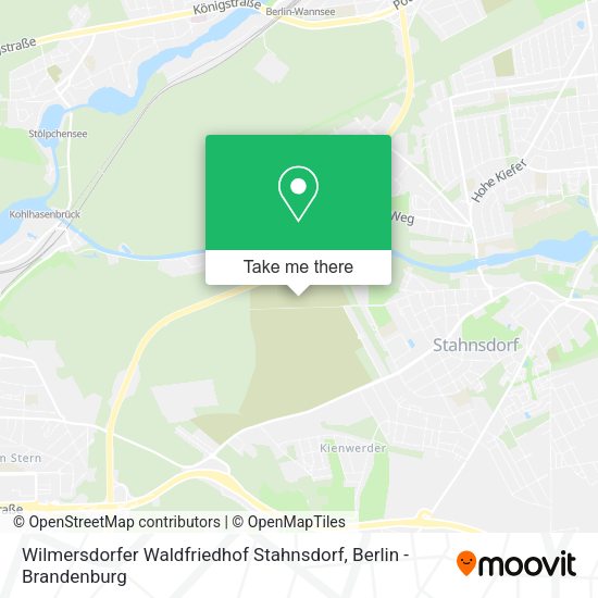 Wilmersdorfer Waldfriedhof Stahnsdorf map