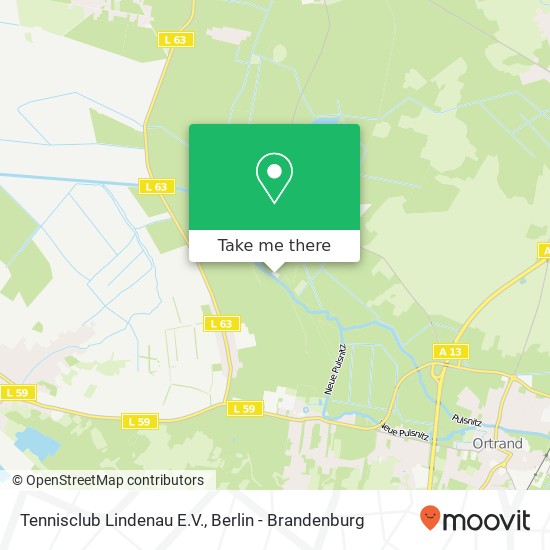 Tennisclub Lindenau E.V. map