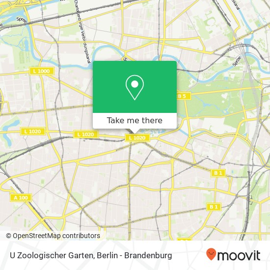 U Zoologischer Garten map