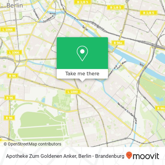 Карта Apotheke Zum Goldenen Anker