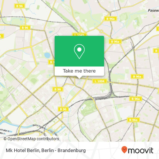 Карта Mk Hotel Berlin