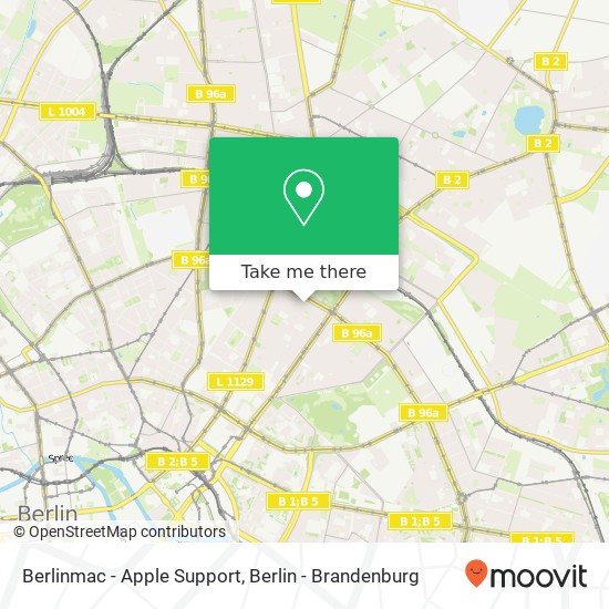 Berlinmac - Apple Support map