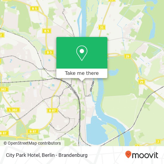 City Park Hotel map