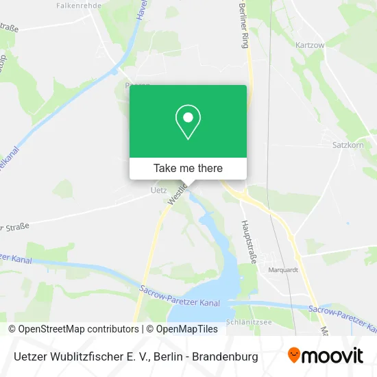 Карта Uetzer Wublitzfischer E. V.
