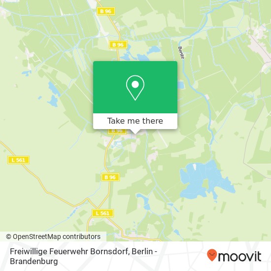 Freiwillige Feuerwehr Bornsdorf map