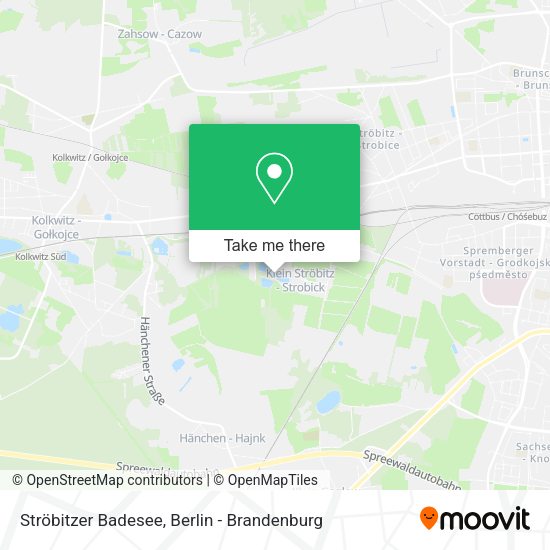 Карта Ströbitzer Badesee
