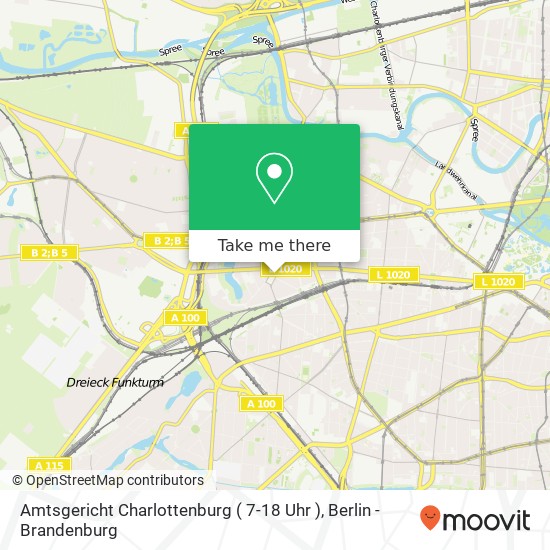 Amtsgericht Charlottenburg ( 7-18 Uhr ) map