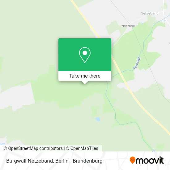 Burgwall Netzeband map