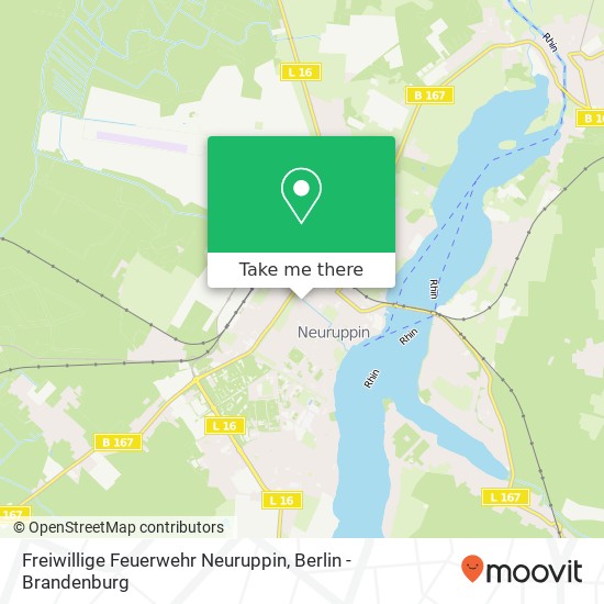 Карта Freiwillige Feuerwehr Neuruppin