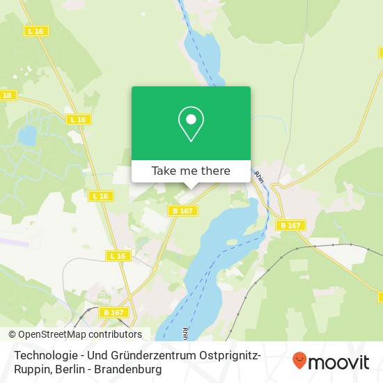 Technologie - Und Gründerzentrum Ostprignitz-Ruppin map