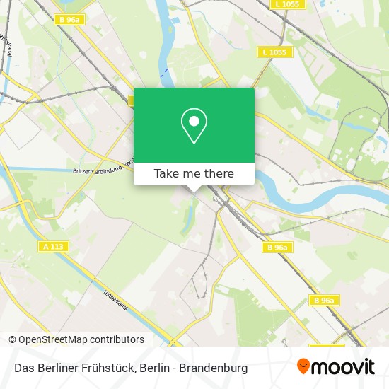 Карта Das Berliner Frühstück