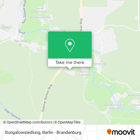 Bungalowsiedlung map
