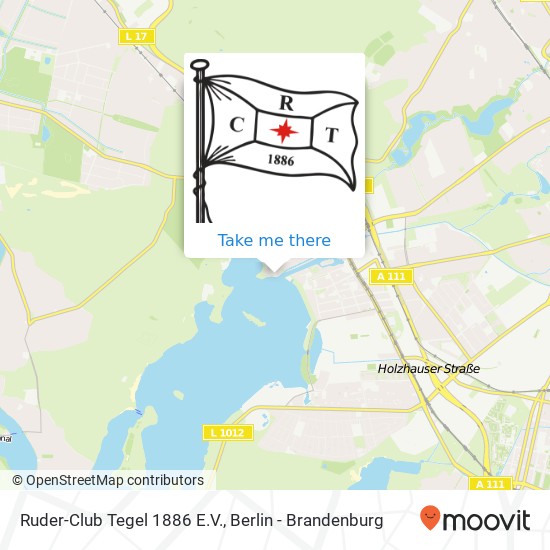 Ruder-Club Tegel 1886 E.V. map