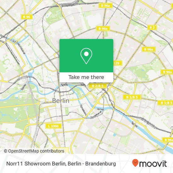 Norr11 Showroom Berlin map