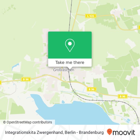 Integrationskita Zwergenhand map