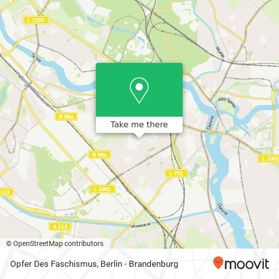 Opfer Des Faschismus map