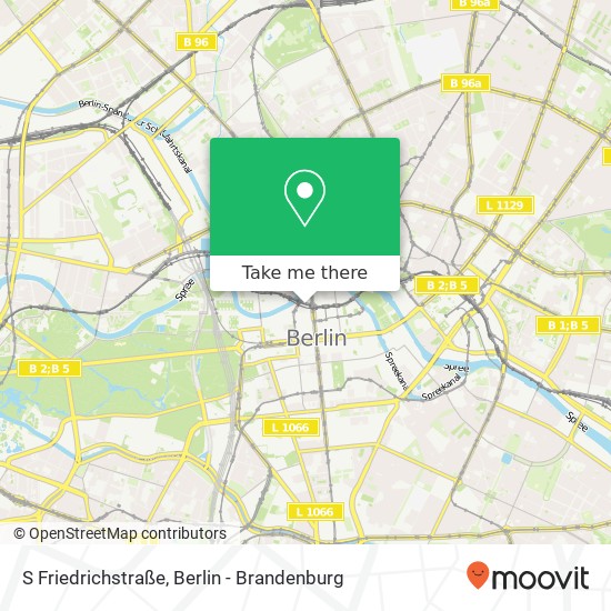 S Friedrichstraße map