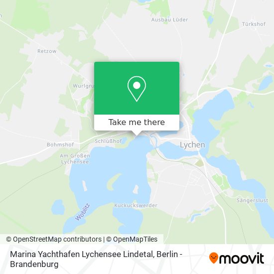 Карта Marina Yachthafen Lychensee Lindetal