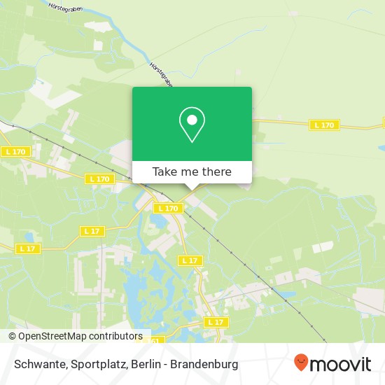 Schwante, Sportplatz map