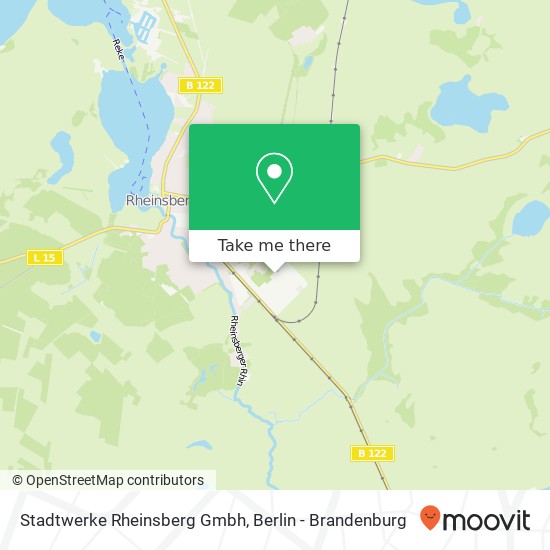 Stadtwerke Rheinsberg Gmbh map