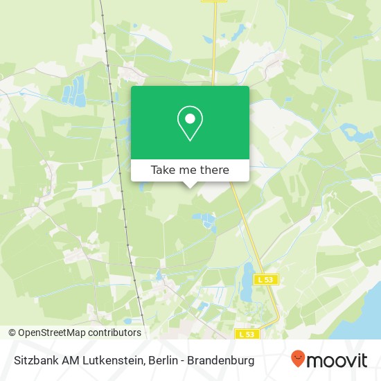 Sitzbank AM Lutkenstein map