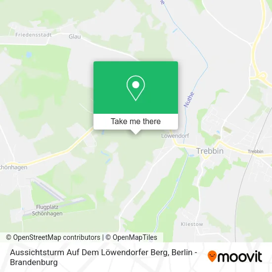 Карта Aussichtsturm Auf Dem Löwendorfer Berg